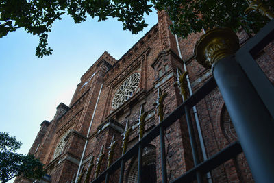 Low angle view of building against sky