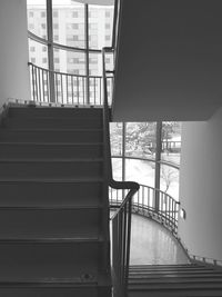 Staircase of apartment building