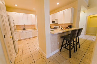 Tables and chairs at home