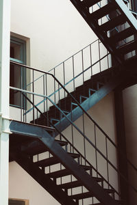 Low angle view of staircase in building