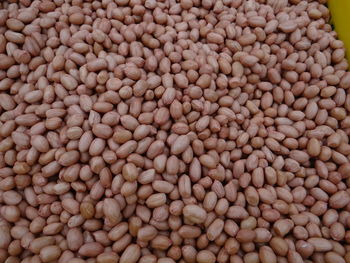 Full frame shot of peanut for sale at market stall