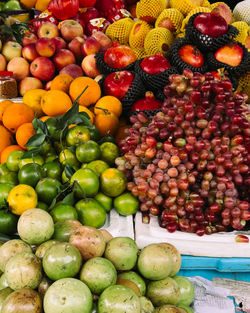 Full frame shot of fruits