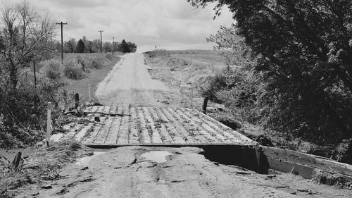 Road passing through landscape