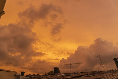 Scenic view of sky during sunset