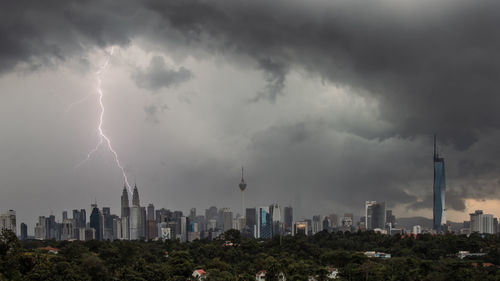 Cityscape against sky