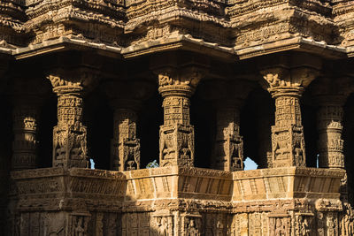 Low angle view of historical building