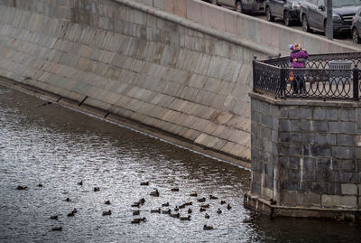 Built structure in water