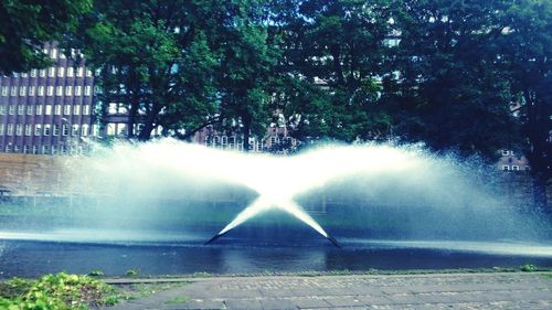 Fountain in park