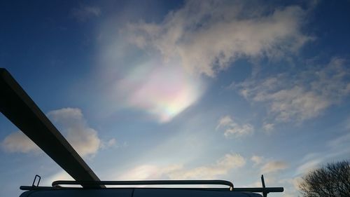 Low angle view of cloudy sky