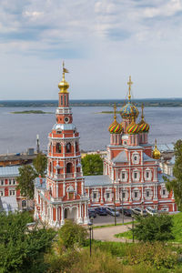 Church of the nativity of the blessed virgin mary  in nizhny novgorod, russia