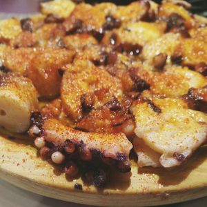 Close-up of dessert in plate