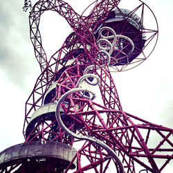 Low angle view of ferris wheel