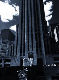 Low angle view of building against sky