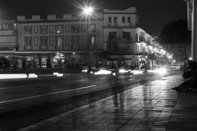 City street at night