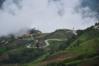 Scenic view of landscape against sky