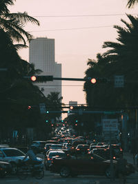 Traffic on city street