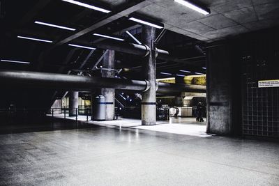 Interior of empty building