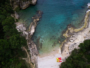 Kayak on beach