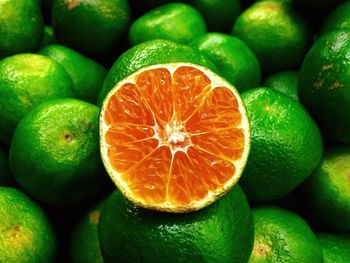 Full frame shot of lemons