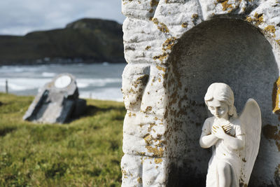 Cemetery by the atlantic ocean