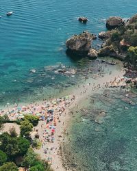 High angle view of isola bella