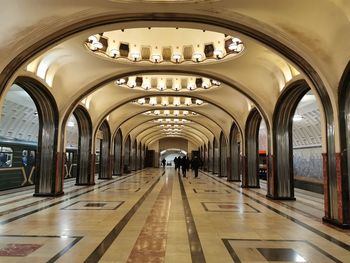 People at subway station in moscow