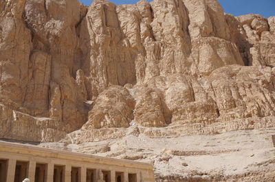 View of rock formations