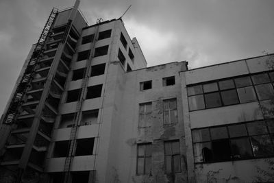Low angle view of building against sky