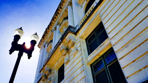 Low angle view of building against sky