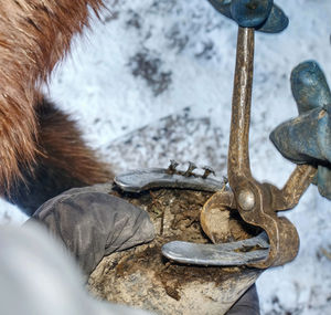 Close-up of rusty metal