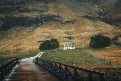 Cottage in scottish highlands