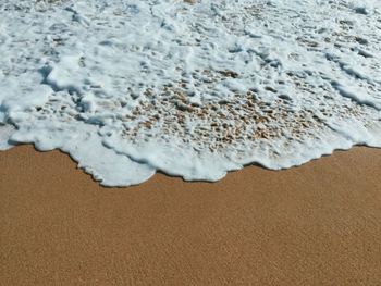 Waves on beach