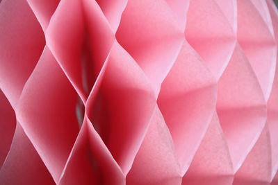 Full frame shot of pink paper craft