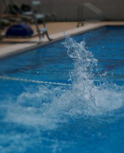 Close-up of swimming pool