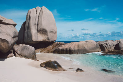 Rocks on beach