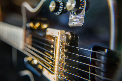 Close-up of guitar