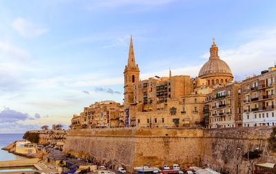 Historic buildings against sky