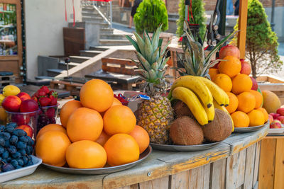Fresh fruits in market