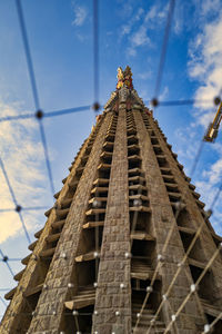 Low angle view of historical building against sky