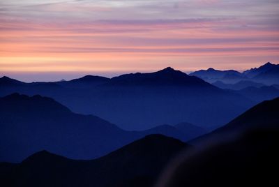 Sunrise at mount moses in sinai