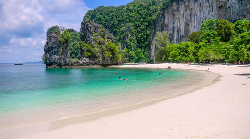 Scenic view of beach