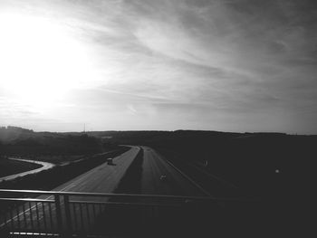 View of road against sky