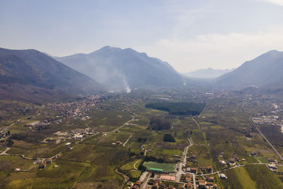 Aerial view of