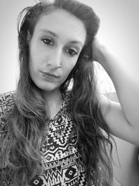 Portrait of a beautiful young woman