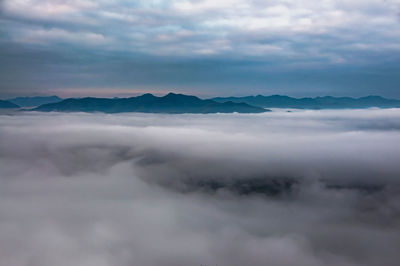 Scenic view of cloudscape against sky