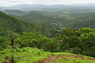 Scenic view of mountains