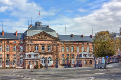 Rohan castle is an eighteenth-century neoclassical palace in the city of saverne in alsace, france