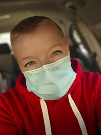 Close-up portrait of a mid adult man