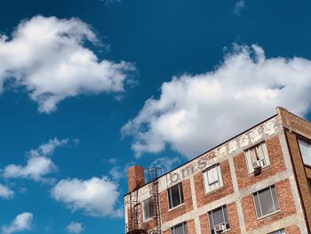 Low angle view of building against sky