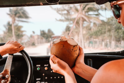 Coconut pit stop. 